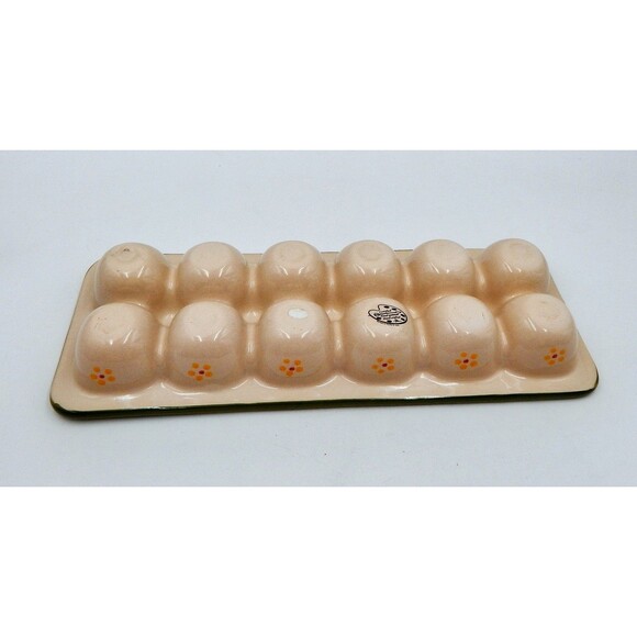 Temp-tations By Tara Old World Green 12-Count Fresh Egg Tray 13 Inch Storage - Picture 6 of 11